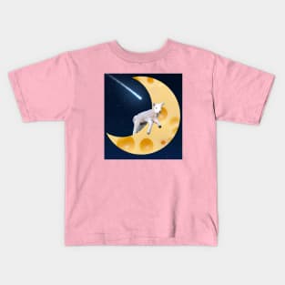 Lamb Jumps over Moon Kids T-Shirt